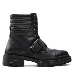 Trapery Rage Age. Czarne buty zimowe Rage Age, bez obcasa, bez zapięcia. Za 599,00 zł.