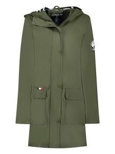 Geographical Norway Parka "Curieuse" w kolorze khaki rozmiar: XL. Brązowe płaszcze Geographical Norway, xl, z aplikacjami, bez kaptura. Za 237,17 zł.