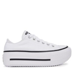 Trampki Converse. Białe trampki Converse, bez wzorów, bez zapięcia. Za 329,99 zł.