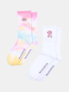 Skarpetki 2 pack Care Bears - wielobarwny. Skarpetki Sinsay, bez wzorów. Za 15,99 zł.