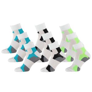Skarpety kolarskie Xtreme Quarter, 9 par, Multi Biały. Białe skarpetki XTREME SOCKSWEAR, bez wzorów. Za 190,99 zł.