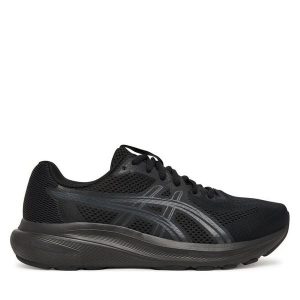 Buty do biegania Asics. Czarne buty sportowe ASICS, bez wzorów, bez zapięcia, do biegania. Za 309,99 zł.