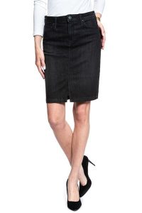 SPÓDNICA JEANSOWA LEE PENCIL SKIRT BLACK ORRICK L38GDWJN 112108169. Czarne spódnice Lee, l, bez wzorów, z jeansu. W wyprzedaży za 69,99 zł.