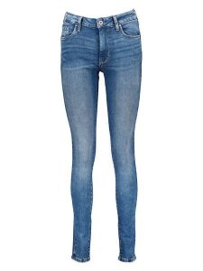 Pepe Jeans Dżinsy - Skinny fit - w kolorze niebieskim rozmiar: W32/L32. Niebieskie jeansy Pepe Jeans, z aplikacjami, z jeansu. Za 122,96 zł.
