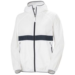Damska kurtka wodoodporna Helly Hansen Koster. Białe kurtki Helly Hansen, bez wzorów, bez kaptura. Za 422,00 zł.