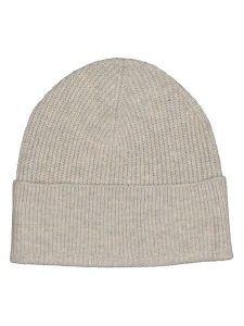 JDY Czapka beanie w kolorze beżowo-szarym rozmiar: onesize. Brązowe czapki JDY, bez wzorów, z materiału. Za 56,79 zł.