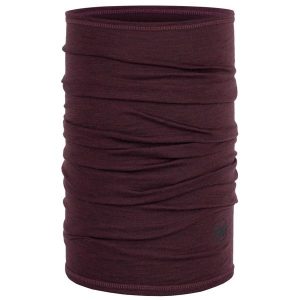 Chusta wielofunkcyjna z wełny merynosów Buff Merino Lightweight. Czerwone apaszki i chusty Buff, bez wzorów, z wełny, sportowe. Za 129,90 zł.