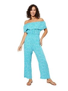 Ipanima Kombinezon w kolorze niebieskim rozmiar: 34-40. Niebieskie kombinezony Ipanima, bez wzorów, bez kołnierzyka, bez ramiączek. Za 100,99 zł.