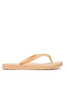 Tommy Hilfiger Japonki Hilfiger Strap Beach Sandal FW0FW08736 Pomarańczowy. Brązowe klapki TOMMY HILFIGER, bez wzorów, z materiału, bez obcasa. Za 109,99 zł.