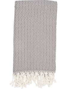 Samimi Chusta hammam w kolorze antracytowym - 180 x 100 cm rozmiar: onesize. Czarne apaszki i chusty Samimi, bez wzorów, z bawełny. Za 69,99 zł.