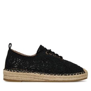 Espadryle DeeZee. Czarne espadryle DeeZee, bez wzorów, bez obcasa. Za 119,99 zł.
