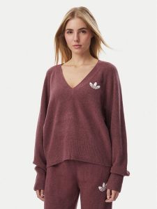 Adidas Sweter Essentials IA4443 Brązowy ciemny Loose Fit. Brązowe swetry klasyczne ADIDAS, s, z syntetyku, bez kołnierzyka. Za 279,99 zł.