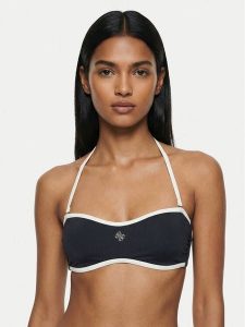 Guess Góra od bikini E6GJ31 MC04R Czarny. Czarne bikini Guess, z aplikacjami, z syntetyku. Za 319,99 zł.