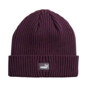 Czapka Puma Classic Cuff Beanie. Fioletowe czapki Puma, bez wzorów, sportowe. Za 92,72 zł.
