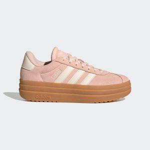 Buty VL Court Bold. Czerwone buty sportowe ADIDAS, bez wzorów, bez zapięcia. Za 352,00 zł.