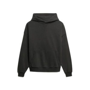 Bluza damska z kapturem Superdry Studios Relaxed. Czarne bluzy Superdry, bez wzorów, z kapturem. Za 332,10 zł.