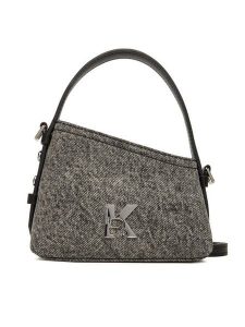 Karl Lagerfeld Jeans Torebka B1W30190 Czarny. Czarne torebki klasyczne Karl Lagerfeld Jeans, bez wzorów, z jeansu, bez dodatków. Za 559,99 zł.