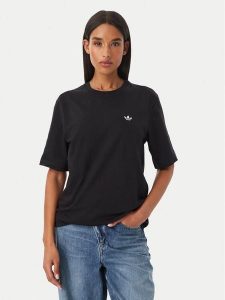 Adidas T-Shirt Essentials KQ6723 Czarny Regular Fit. Czarne t-shirty ADIDAS, l, bez wzorów, z bawełny, bez kołnierzyka, bez ramiączek. Za 109,99 zł.