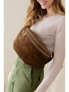 Anna Morellini Skórzana saszetka "Lolanda" w kolorze jasnobrązowym - 36 x 22 x 12 cm rozmiar: onesize. Brązowe nerki i saszetki Anna Morellini, bez wzorów, z materiału. Za 260,99 zł.