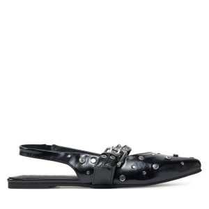 Baleriny ONLY Shoes. Czarne czółenka ONLY SHOES, bez wzorów, bez obcasa, bez zapięcia. Za 99,99 zł.