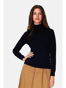 William de Faye Golf w kolorze czarnym rozmiar: 38. Czarne golfy William de Faye, bez wzorów, z kaszmiru. Za 133,45 zł.