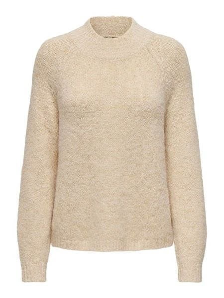 JDY Sweter "Zoey" w kolorze beżowym rozmiar: XL. Brązowe swetry oversize JDY, xl, bez wzorów, bez ramiączek. Za 48,39 zł.