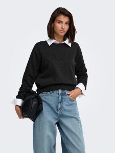 JDY Bluza w kolorze czarnym rozmiar: XL. Czarne bluzy JDY, xl, bez wzorów, z bawełny, bez kaptura. Za 95,95 zł.