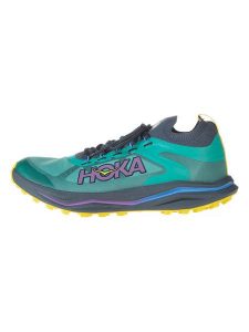 HOKA ONE ONE Buty "Zinal 2" w kolorze żółto-turkusowym do biegania rozmiar: 40 2/3. Żółte buty sportowe Hoka One One, bez wzorów, z materiału, bez zapięcia, do biegania. Za 439,24 zł.