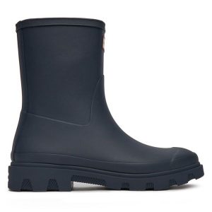 Kalosze Hunter. Niebieskie kalosze Hunter, bez wzorów. Za 299,99 zł.