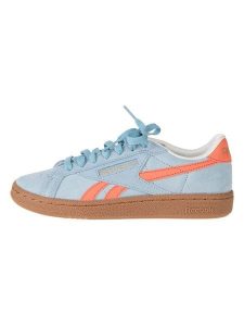 Reebok Skórzane sneakersy "Club C Grounds" w kolorze błękitnym rozmiar: 36. Niebieskie trampki Reebok, bez wzorów, z materiału, bez zapięcia. Za 249,95 zł.