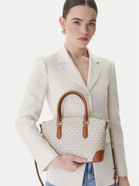 MICHAEL Michael Kors Torebka 30R6G1WS8B Écru. Białe torebki klasyczne MICHAEL Michael Kors, bez wzorów, ze skóry, bez dodatków. Za 697,99 zł.