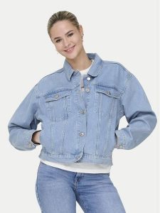 ONLY Kurtka jeansowa Harper 15363548 Niebieski Regular Fit. Niebieskie kurtki ONLY, m, bez wzorów, z bawełny, bez kaptura. Za 229,99 zł.