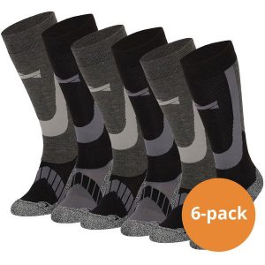 Skarpety narciarskie Xtreme, 6 par, Multi Czarny. Czarne skarpetki XTREME SOCKSWEAR, bez wzorów. Za 499,99 zł.