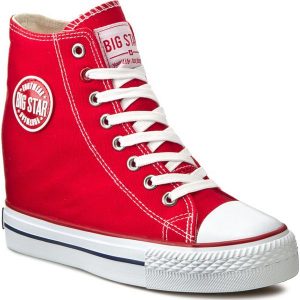 Sneakersy BIG STAR - U274905 Red. Czółenka marki Big Star. Za 99,00 zł.