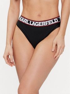 KARL LAGERFELD Dół od bikini 240W2222 Czarny. Czarne bikini KARL LAGERFELD, bez wzorów, z syntetyku. Za 149,99 zł.