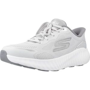 Buty SKECHERS GO RUN NOW REGENT Szary. Szare buty sportowe Skechers, bez wzorów, z syntetyku, bez zapięcia. Za 425,52 zł.