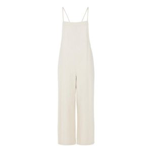 Damski jumpsuit Protest Devin. Białe kombinezony Protest, na lato, l, bez wzorów, z bawełny, bez kołnierzyka, bez ramiączek. Za 283,00 zł.