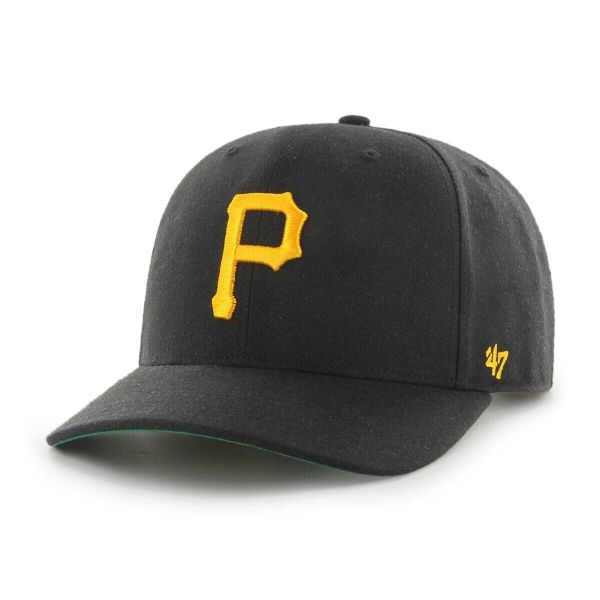 Brand `47 czapka z daszkiem Pittsburgh Pirates B-CLZOE20WBP-BKB czarny OSFM. Czarne czapki 47 Brand, bez wzorów. Za 139,00 zł.