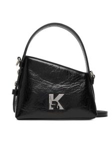 Karl Lagerfeld Jeans Torebka B1W30189 Czarny. Czarne torebki klasyczne Karl Lagerfeld Jeans, bez wzorów, z jeansu, bez dodatków. Za 639,99 zł.