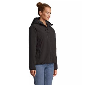 Damska kurtka softshell Sol's Falcon Padded. Czarne kurtki SOL'S, na zimę, s, bez wzorów, z softshellu, bez kaptura. Za 364,00 zł.