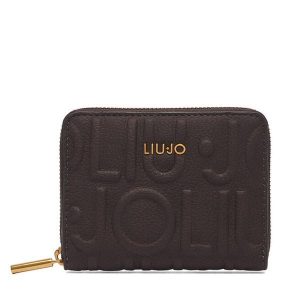 Portfel Liu Jo. Brązowe portfele Liu Jo, bez wzorów. Za 249,99 zł.