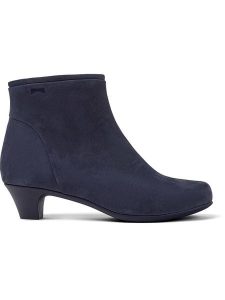 Camper Skórzane botki w kolorze granatowym rozmiar: 39. Niebieskie botki Camper, bez wzorów, bez obcasa, bez zapięcia. Za 401,25 zł.