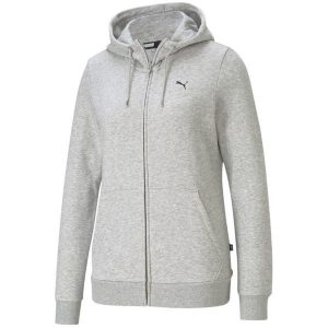 Bluza dresowa damska Puma ESS SMALL LOGO. Szare bluzy Puma, xs, bez wzorów, z dresówki, bez kaptura. Za 358,50 zł.