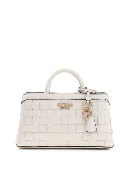 Guess Torebka 180679 Beżowy. Brązowe kuferki Guess, z aplikacjami, ze skóry, bez dodatków. Za 619,99 zł.