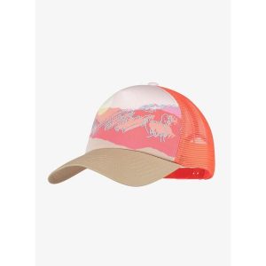 Czapka z daszkiem Buff Trucker Cap - enia multi. Czerwone czapki Buff, bez wzorów, sportowe. Za 112,99 zł.