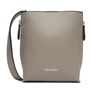 Torebka GINO ROSSI. Szare listonoszki Gino Rossi, bez wzorów, bez dodatków. Za 199,99 zł.