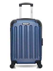 BlueStar Walizka "Madrid" w kolorze niebieskim - 32 x 46 x 20 cm rozmiar: onesize. Niebieskie walizki BlueStar, bez wzorów, z materiału. Za 126,99 zł.