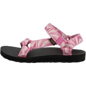 Buty do chodzenia damskie Teva Zappy. Czerwone buty trekkingowe Teva, z materiału, bez zapięcia. Za 345,00 zł.