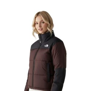 Kurtka turystyczna damska The North Face Goseri Puffer. Brązowe kurtki The North Face, xs, bez wzorów, z nylonu, bez kaptura. Za 433,44 zł.