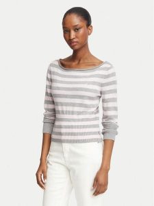 Guess Jeans Sweter W6BR66 Z1616 Szary Regular Fit. Szare swetry klasyczne Guess Jeans, s, z jeansu, bez kołnierzyka. Za 349,99 zł.